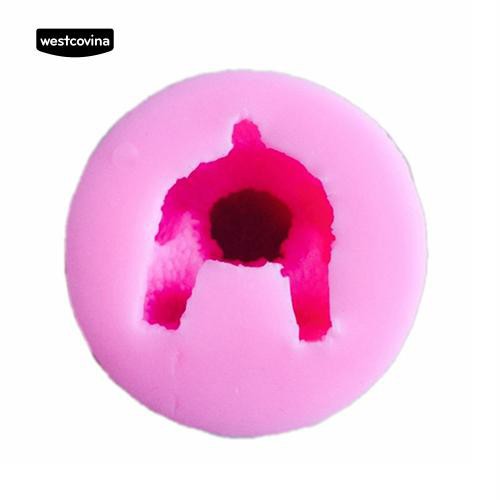 Khuôn silicone 3D hình gấu