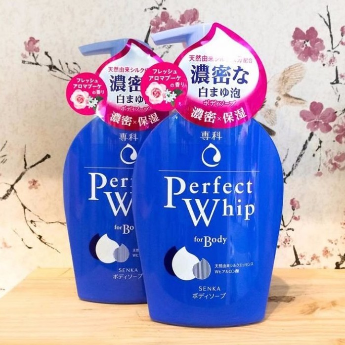 Sữa Tắm Senka Perfect Whip &amp; Perfect  Bubble For Body 500ml