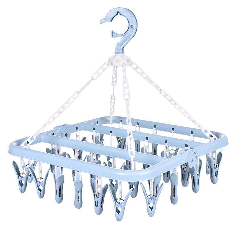 Móc Chùm Phơi Quần Áo, Đồ Baby, Tã, Đồ Nhỏ, Quần Lót Nam Nữ 32 Kẹp