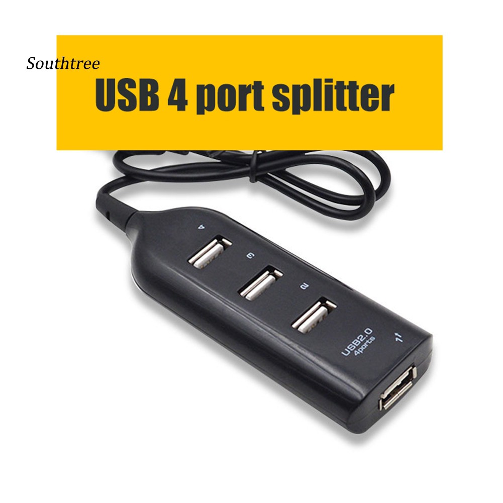 HUB Chia 4 Cổng Usb 2.0 Cho laptop táo Laptop Máy Tính