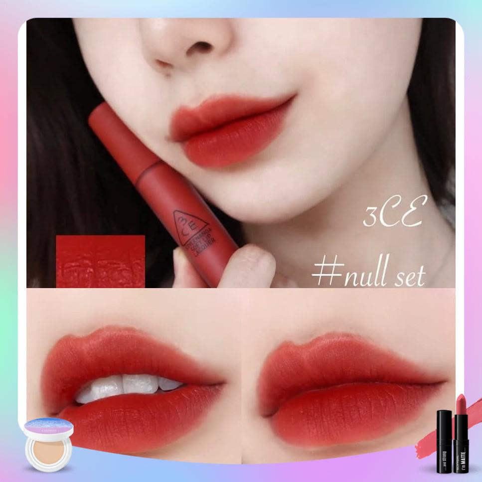 Son Kem Lì 3ce Soft Lip Lacquer Null set siêu hót