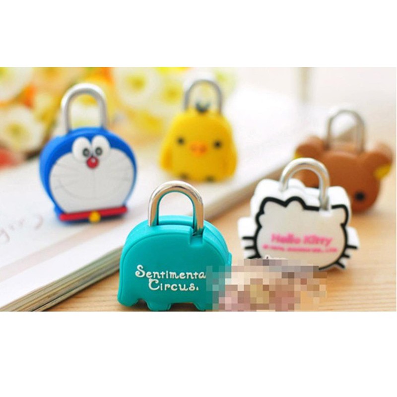 Combo 02 Khóa Mini hoạt hình - TR5666 - BX1692