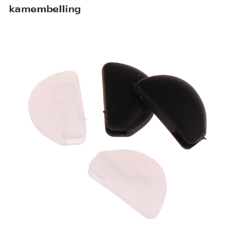 1 Cặp Miếng Đệm Mũi Mắt Kính Bằng Silicone Mỏng Trong Suốt Chống Trượt