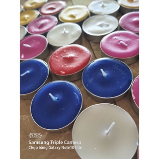 Nến sáp (nến tealight) 10 viên/1 vỉ