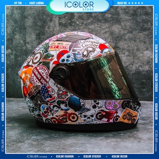 Sticker cute, dễ thương mẫu HOT nhất dán trang trí laptop, mũ nón bảo hiểm, vali, xe tay ga, ván trượt