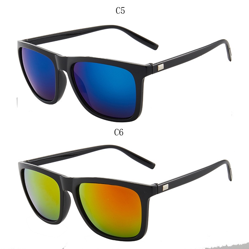 Kính Mát Gọng Vuông Chống Tia UV Nhiều Màu Sắc Thời Trang Hàn Quốc Dành Cho Nam Nữ