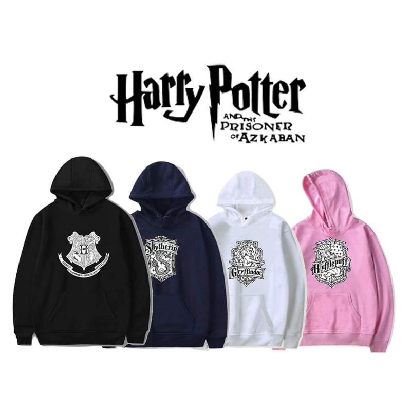 [ Mẫu Mới ] Áo hoodie Dài Tay In Logo Harry Potter Nam Nữ