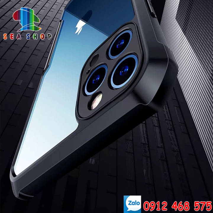 [BẢO VỆ CAMERA] Ốp lưng iPhone 12 Mini, 12 Pro, 12 Pro Max [Xcase] viền nhựa dẻo CHỐNG SỐC -LƯNG TRONG SUỐT -Siêu bền