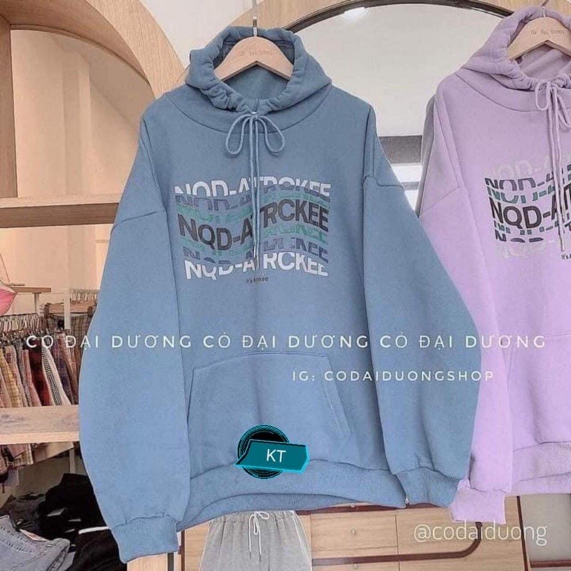 Áo hoodie NOD CHẤT NỈ NGOẠI CAO CẤP