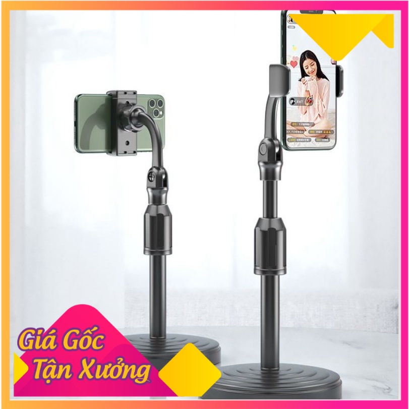 Giá đỡ điện thoại livestream, xem video ổn định, xoay 360 độ, dùng để quay phim ghi hình đa dụng |GiaHuong