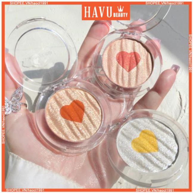 Phấn Mắt Nhũ Kiêm Phấn Má Sweet Mint Trái Tim Bắt Sáng - HAVU Beauty