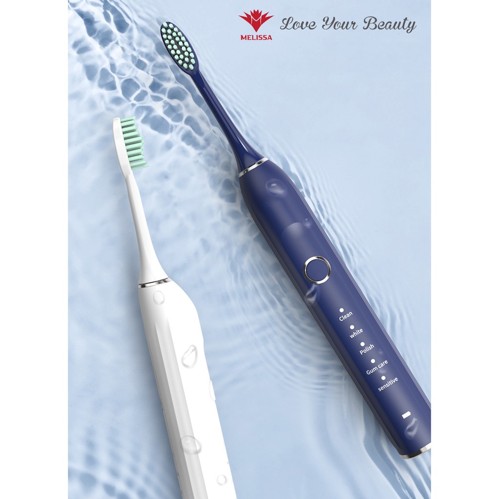 Bàn chải đánh răng điện học sinh sinh viên Melissa Sonicare Toothbrush Deluxe - Hàng chính hãng bảo hành 2 năm