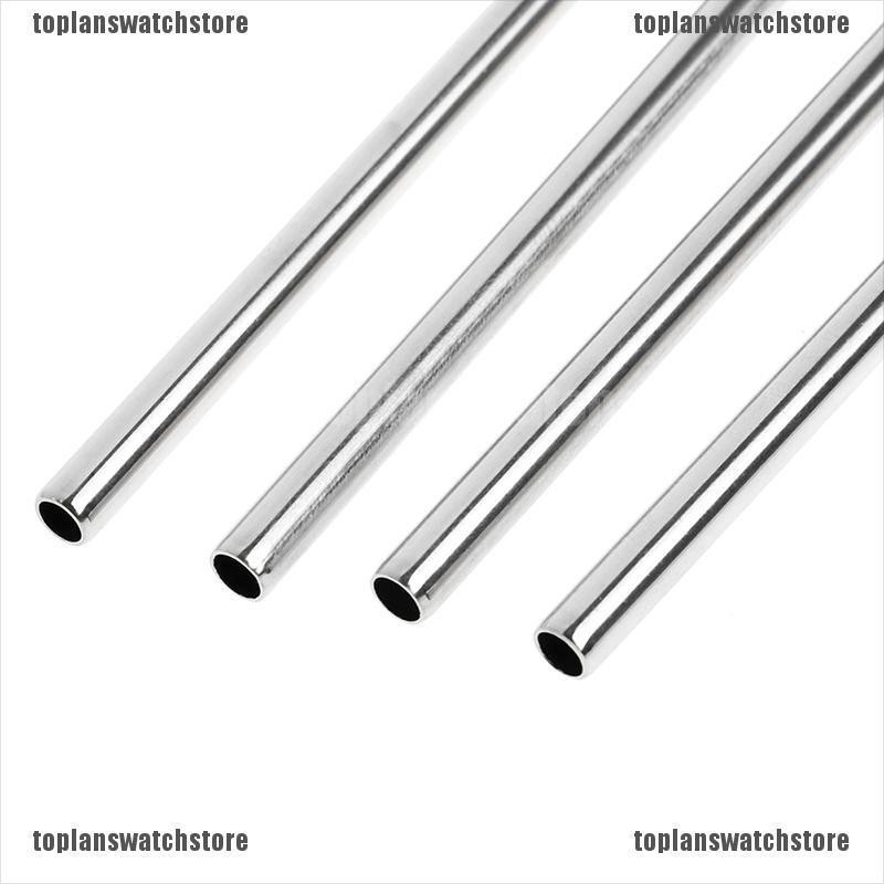 Bộ 4 Ống Hút Bằng Thép Không Gỉ Kèm 1 Cọ Vệ Sinh