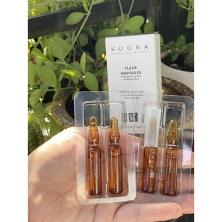 DƯỠNG CHẤT PHỤC HỒI VÀ TÁI TẠO DA KUORA FLASH AMPOULE INMEDIATE LIFTING  EFFECT (4*2ml)