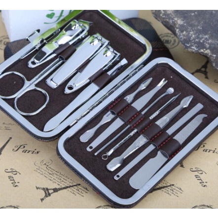 ''HÓT'' Bộ sửa bấm móng tay gồm 11 món full size bằng inox  dùng người lớn và trẻ em [ HÀNG CAO CẤP ]