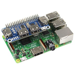 Bộ bảng mở rộng USB hub 4 cổng cho Raspberry Pi 3 / 2 / Zero W