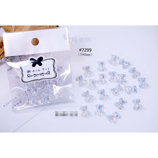 charm gấu trang trí móng siêu xinh