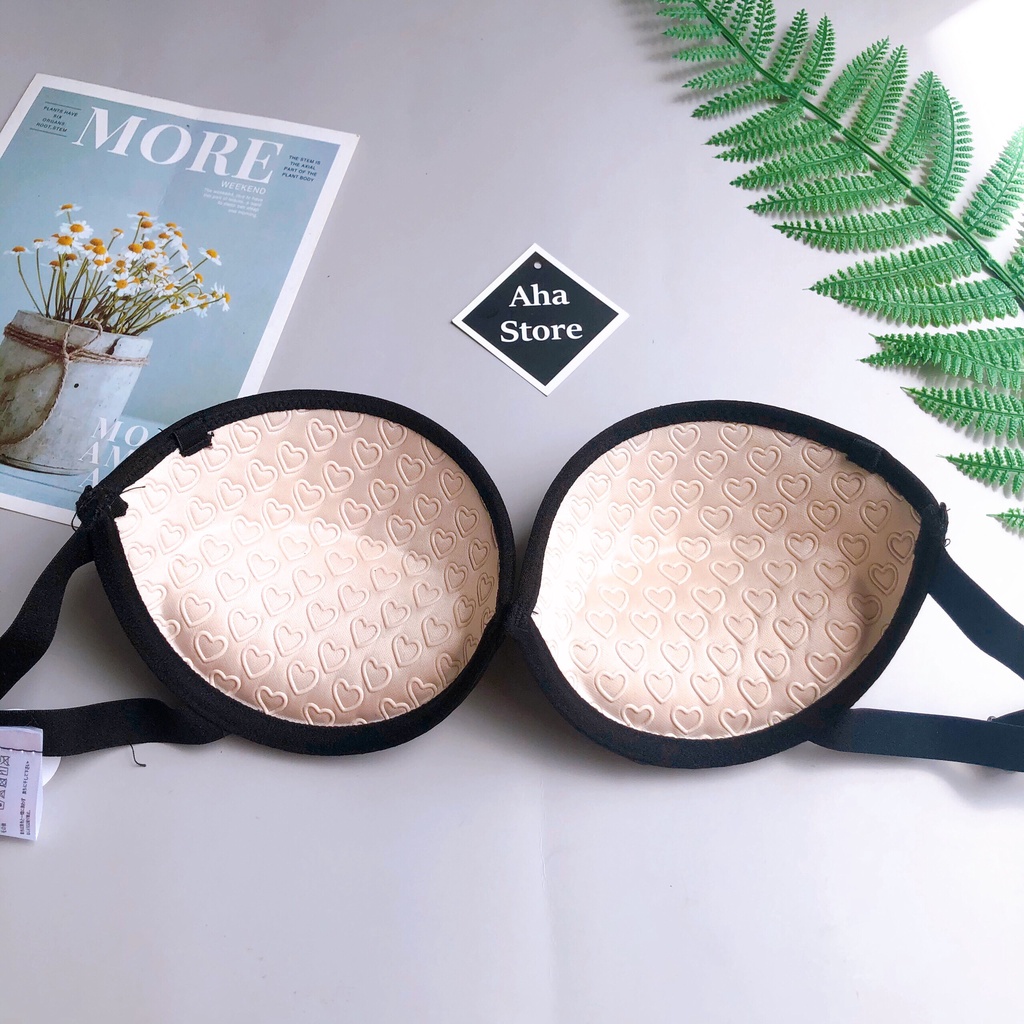 Áo ngực không dây chống tuột ĐỆM TIM SILICON nâng ngực mút dày 2,5 cm+ tặng kèm dây vai trong suốt [Aha Store] | BigBuy360 - bigbuy360.vn