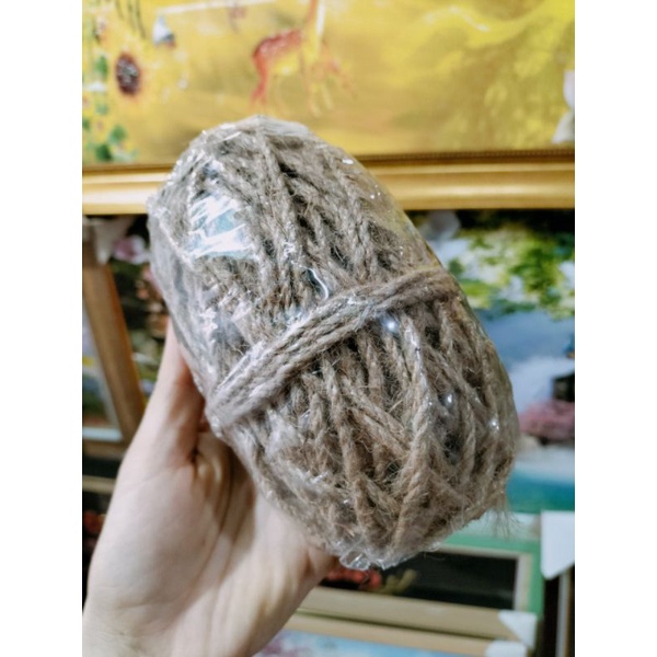Cuộn dây thừng gai dây đay 3mm dài 60m làm handmade