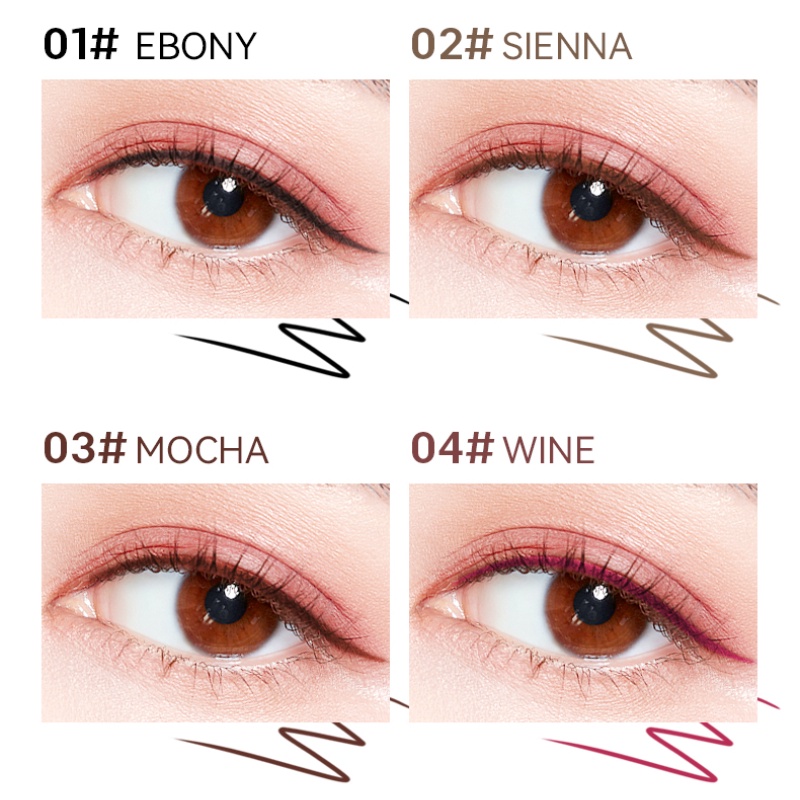 [Hàng mới về] Bút kẻ mắt DEROL nhiều màu khô nhanh chống nước tiện dụng