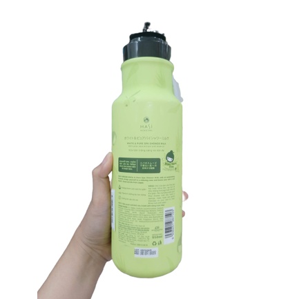 Sữa tắm trắng da, dưỡng trắng toàn thân Hasi Kokeshi Nha Đam Olive 600 - 950 ML