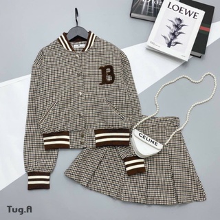  Sét váy xòe áo dáng bombo 