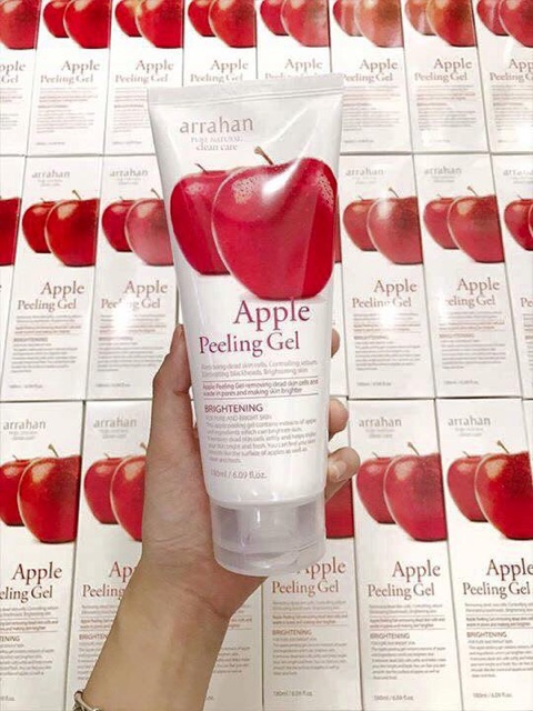 Gel tẩy tế bào chết táo làm trắng da ARRAHAN Apple Peeling