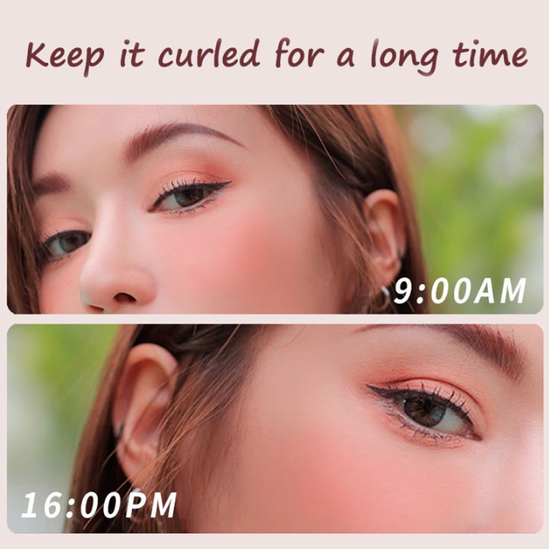 Mascara Chuốt Mi MJgigi 2 Màu Đầu Cọ Siêu Mảnh Chống Nước Lâu Trôi Không Nhòe