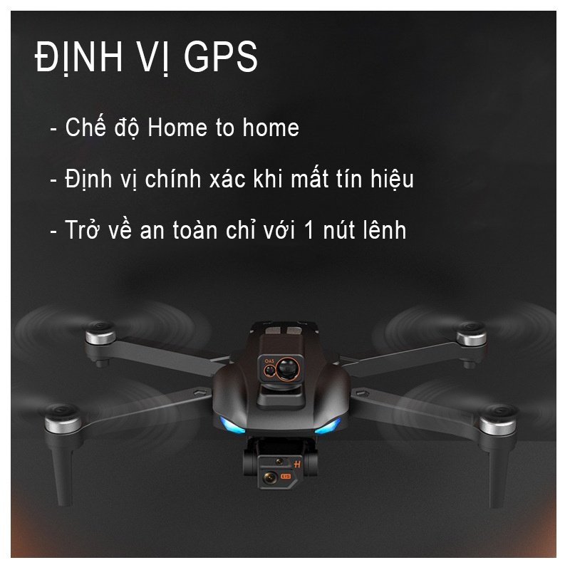 Máy bay điều khiển từ xa mini 4 cánh có camera, flaycam4k K101 MAX - Drone playcam trang bị OAS / Pin 2500mA / Bay 30P