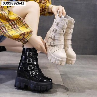 [Hàng ORDER] Giầy Thời Trang Cao Cổ Đế Độn Cao 10 Phân Siêu Hot