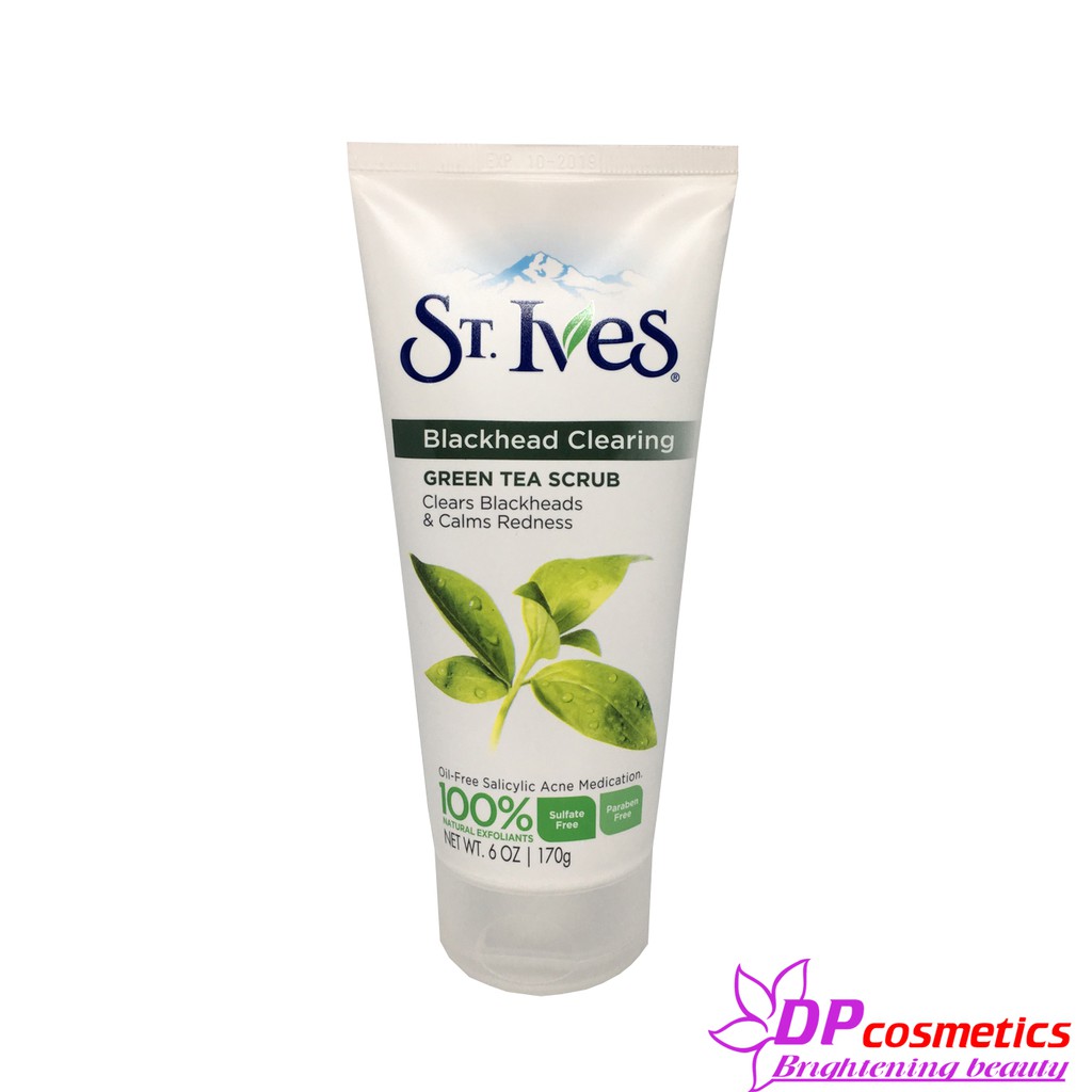 Tẩy tế bào chết ( sữa rửa mặt) trà xanh St.ives Green Tea Scrub