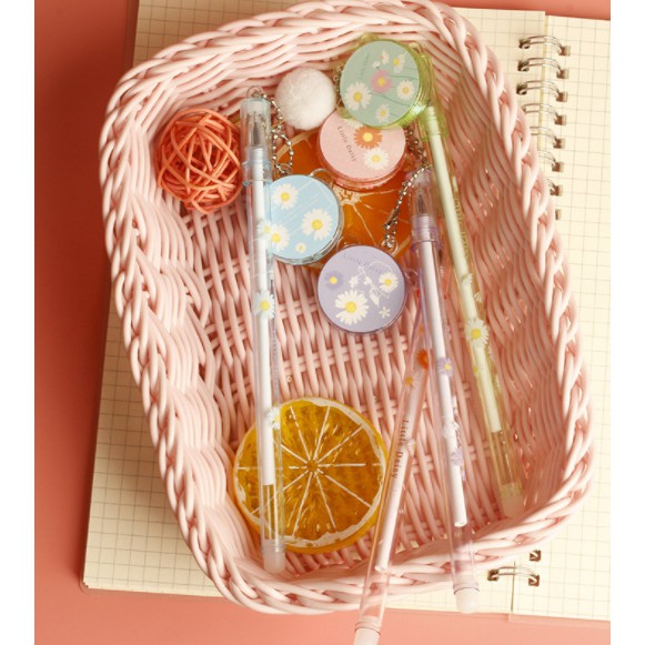 Bút hoa cúc quả táo BKT20 bút kim tuyến bút cute bút dễ thương