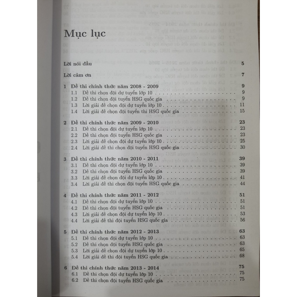 Sách - Tuyển tập đề thi môn Toán chọn đội tuyển và dự tuyển phổ thông năng khiếu