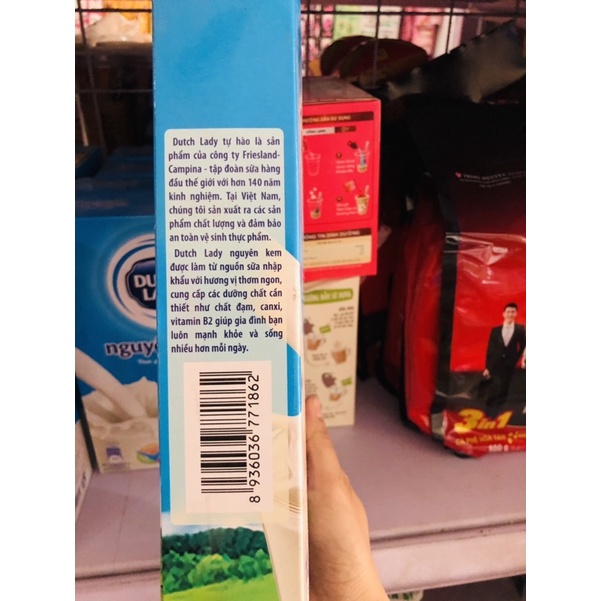 Sữa nguyên kem DutchLady hộp giấy 400g