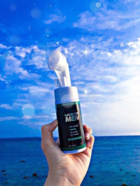 [tặng 1 nạ thủy tinh] Sữa Rửa Mặt Than Hoạt Tính Kiểm Soát Dầu Ngừa Mụn Cho Nam Dr.LACIR - sáng da, tẩy da chết