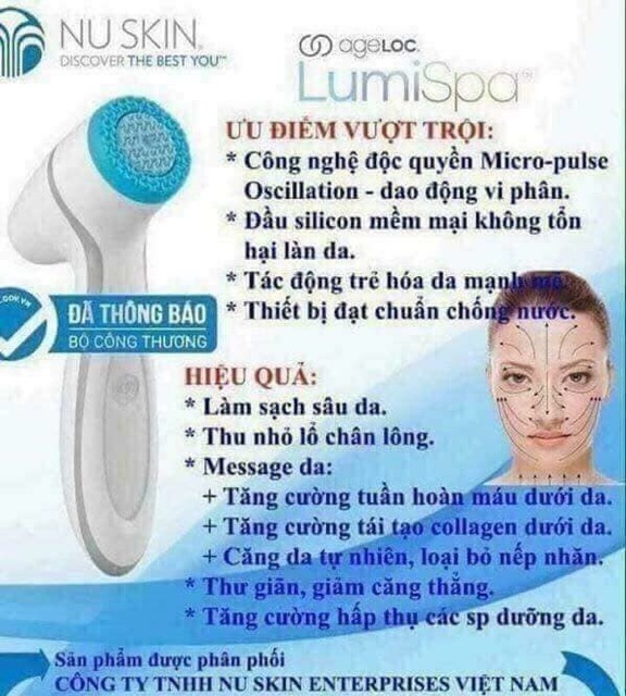 Máy Rửa Mặt Lumispa