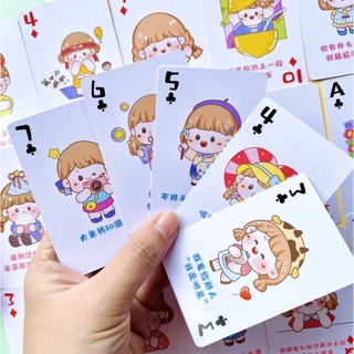 BÀI TÂY 52 LÁ BÉ GÁI CHIBI CUTE