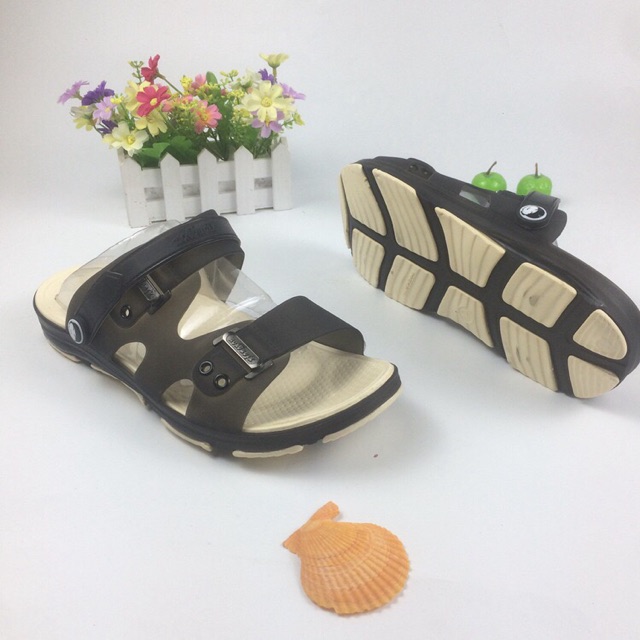 Giày Sandal Nhựa Nam/ Dép Nam Quai Hậu Hở Mũi PVC Siêu Nhẹ Siêu Êm Chống Thấm Nước Size 40-44 - Lucky Girl shop