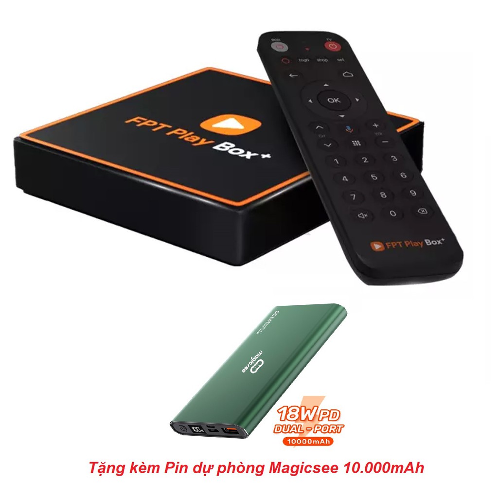 Android tv box FPT Play box 2020 - Điều khiển giọng nói - Hệ điều hành Android TV 10