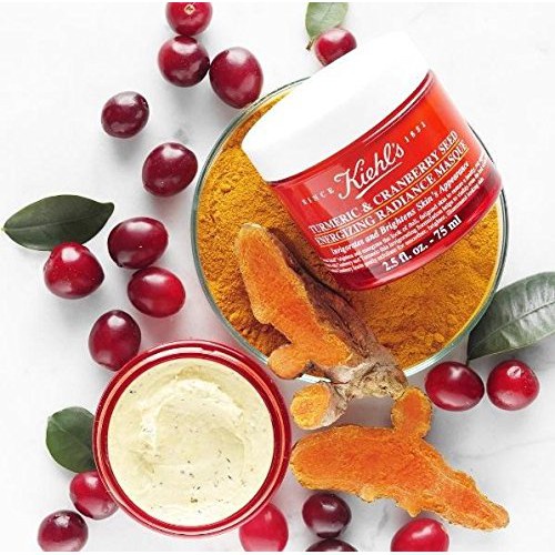 Mặt nạ nghệ Kiehl Turmeric & Cranberry 14ml- Dưỡng ẩm Trắng da Giảm mụn Mờ thâm nám
