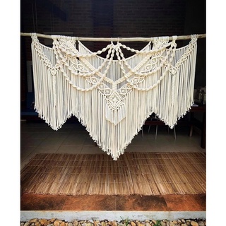 Mành macrame vintage size lớn 1m2x1m