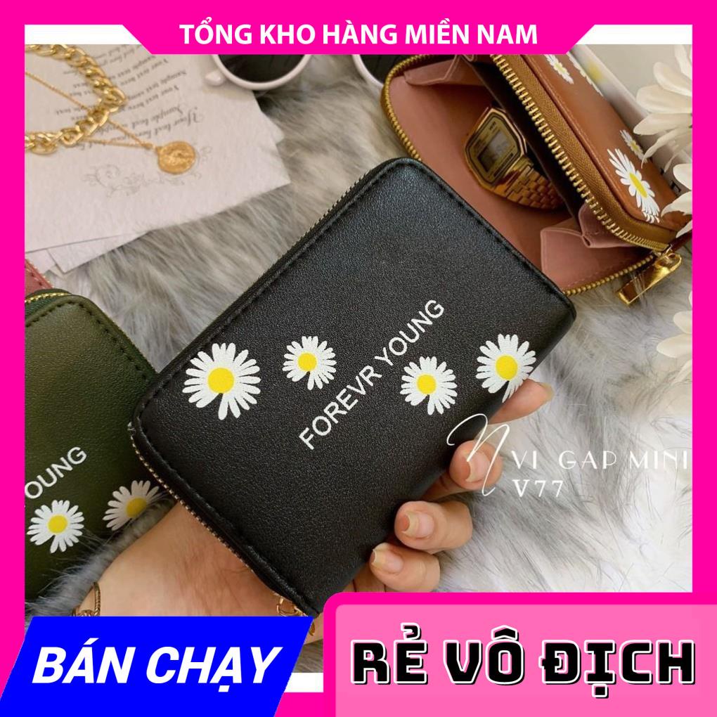 VÍ MINI HOA CÚC XINH XẮN V77 - 113 ⚡FREESHIP⚡100% ẢNH THẬT⚡ CHUYÊN SỈ - GIÁ TỐT  MY