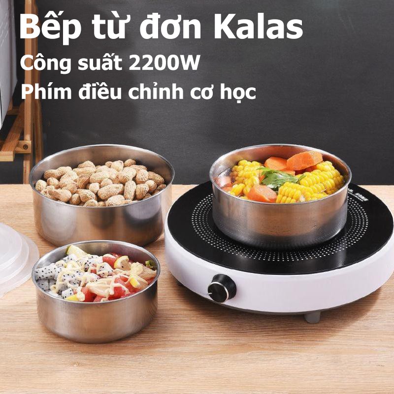 Bếp Điện Từ Kalas – Bếp Từ Đơn Thế Hệ Mới, Công Suất Lớn, Nấu Cực Nhanh TLP96