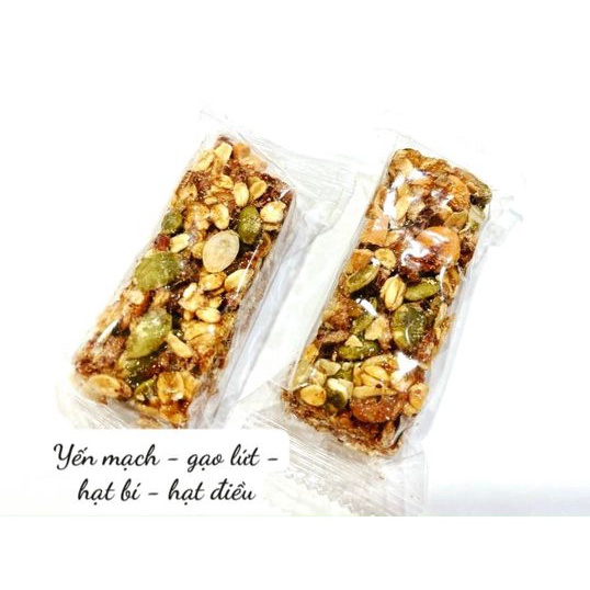 Thanh Ganola Gạo Lứt Hạt Dinh Dưỡng Túi Ép - Siêu Ngon