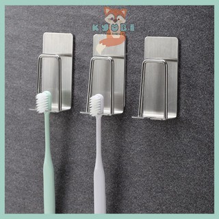 Móc Treo Bàn Chải Đánh Răng Dán Tường Chất Liệu Inox Cao Cấp, Móc Dán Tường Treo Đồ Chắc Chắn Tiện Lợi