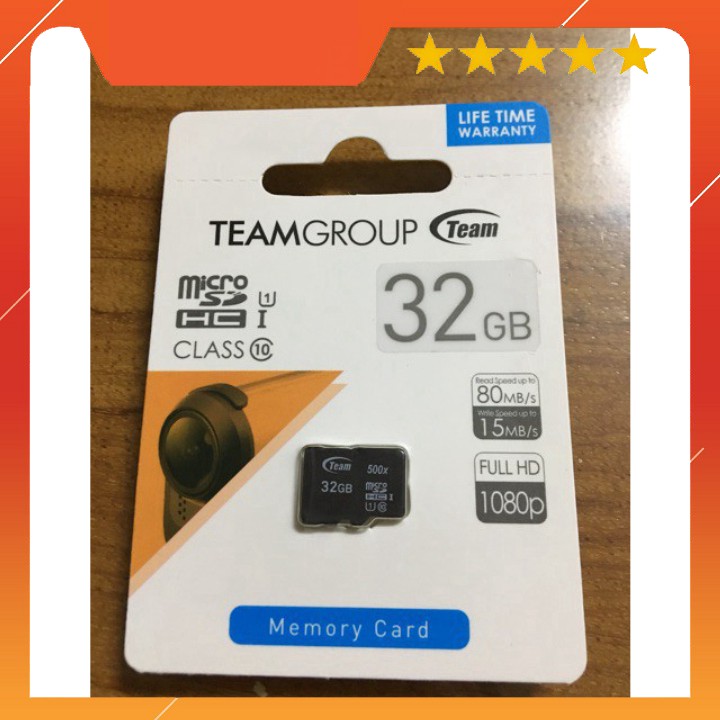 XẢ KHO -  Thẻ nhớ 32GB Team Group Chính Hãng BTC01