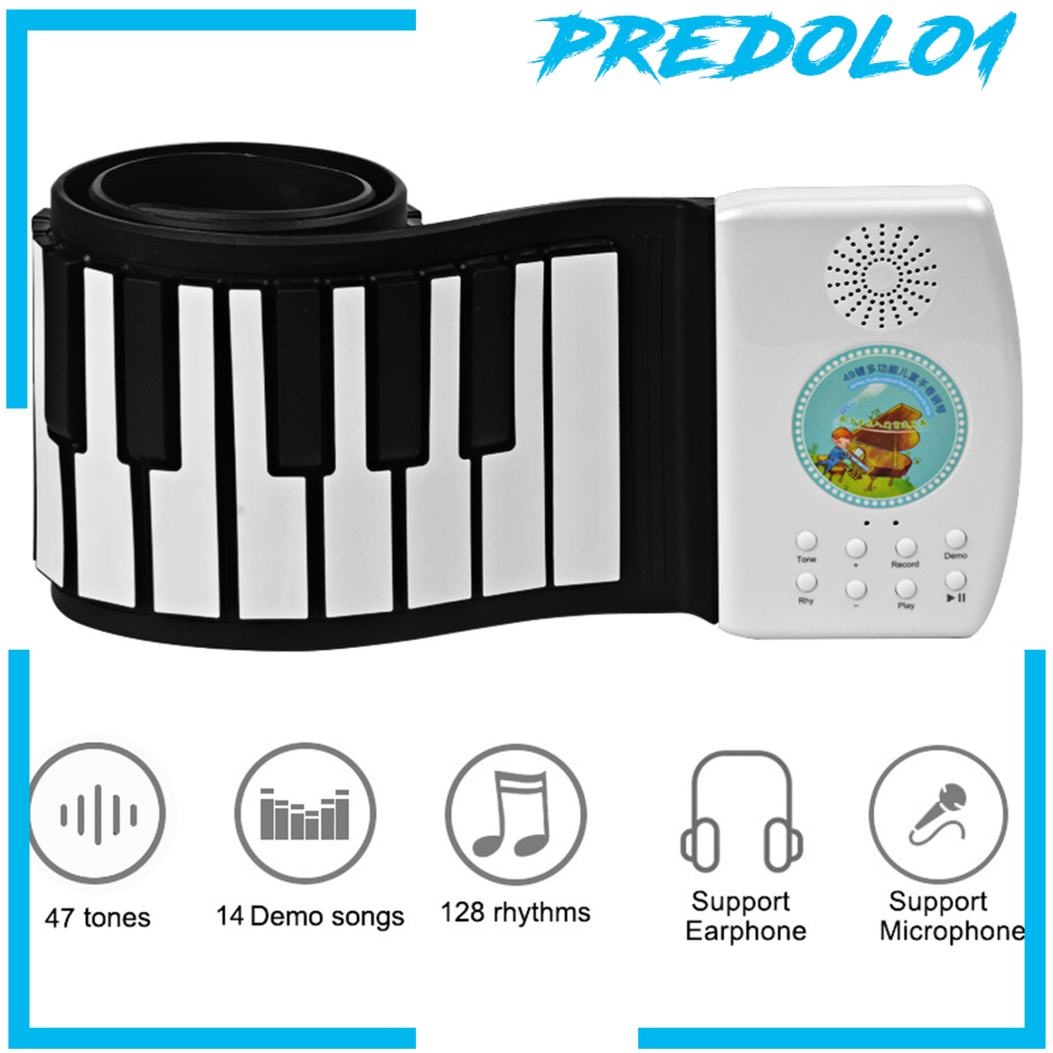 Đàn Piano Cuộn Điện Tử Predolo1