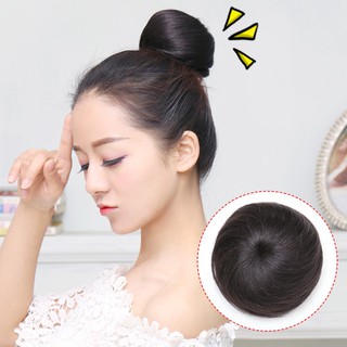 Tóc Giả Búi Tròn Cá Tính