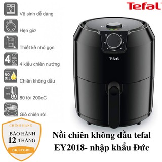 [CHÍNH HÃNG] Nồi chiên không dầu Tefal EY2018 điều khiển cơ - Hàng nhập khẩu Đức
