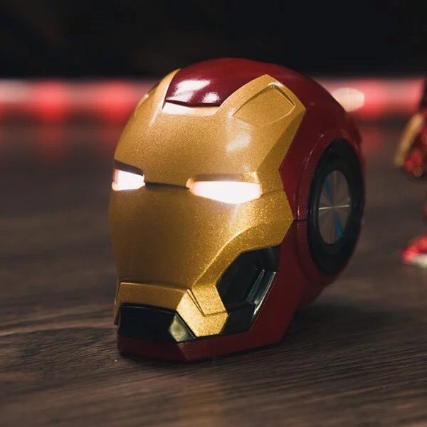Loa Bluetooth Không Dây Mô Hình Iron Man Captain Marvel Siêu Ngầu Để Bàn Trang Trí Nghe Nhạc [LOA Iron Man]